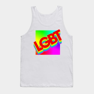 LGBT Rainbow Logo Tank Top